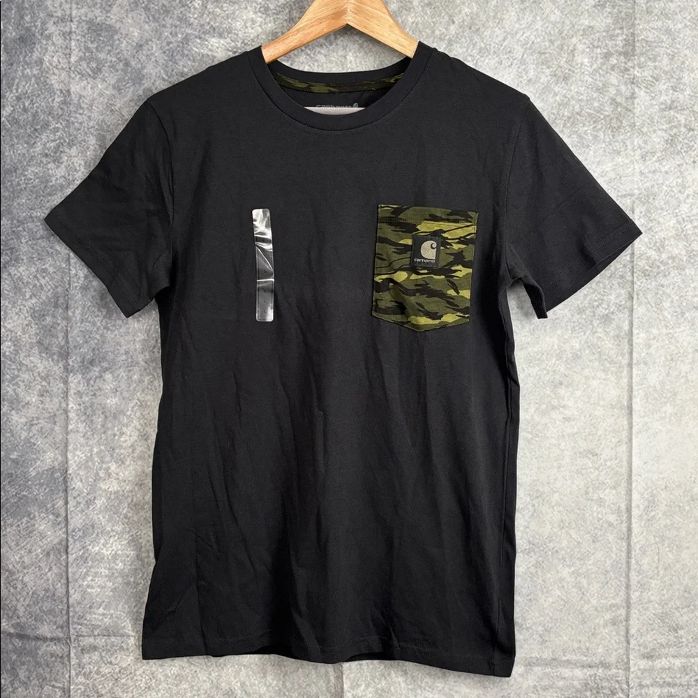 Carhartt Kids Youth Short Sleeve Camo Camouflage Pocket Tee Shirt‎ Large NWT